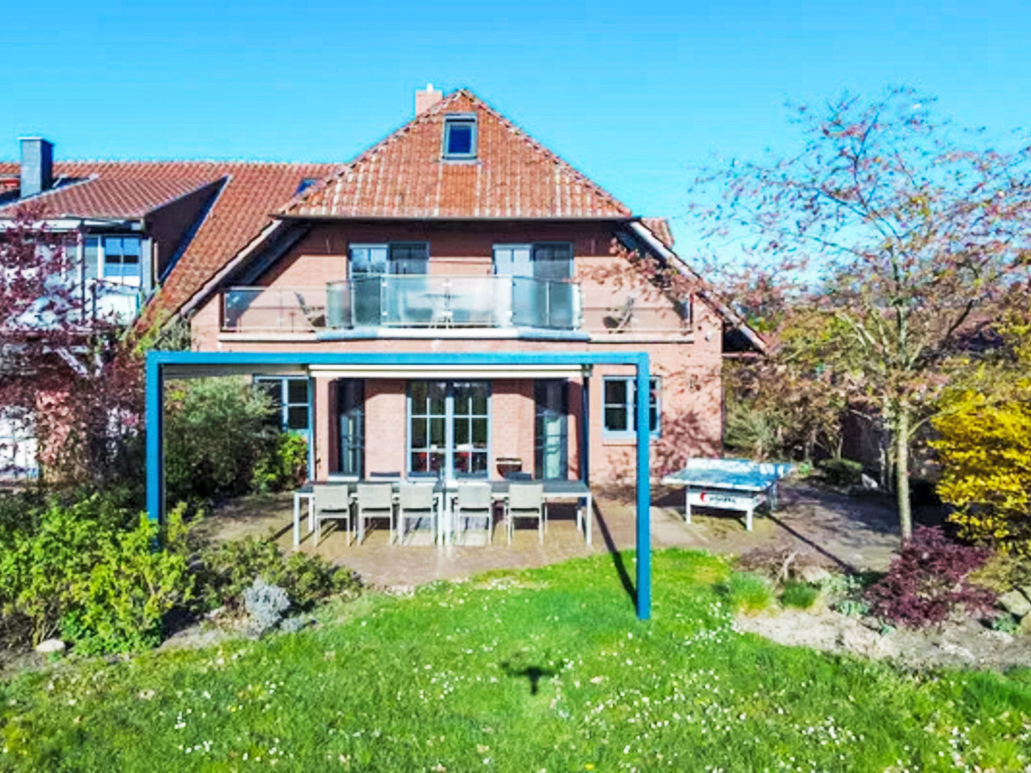 Villa Seeblick mit Sauna - Draußen