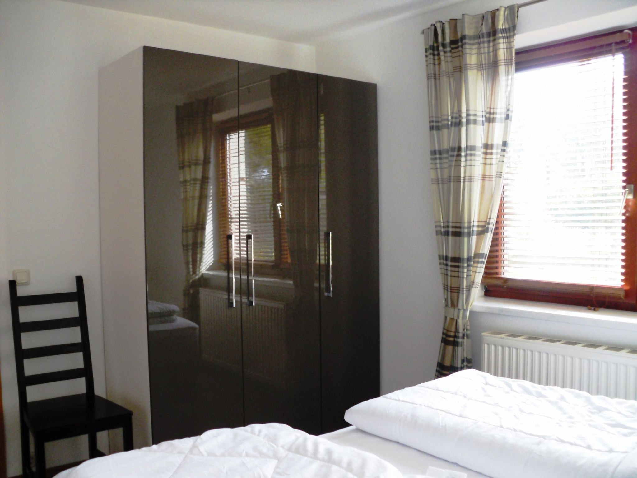 Achterwasserblick mit Terrasse