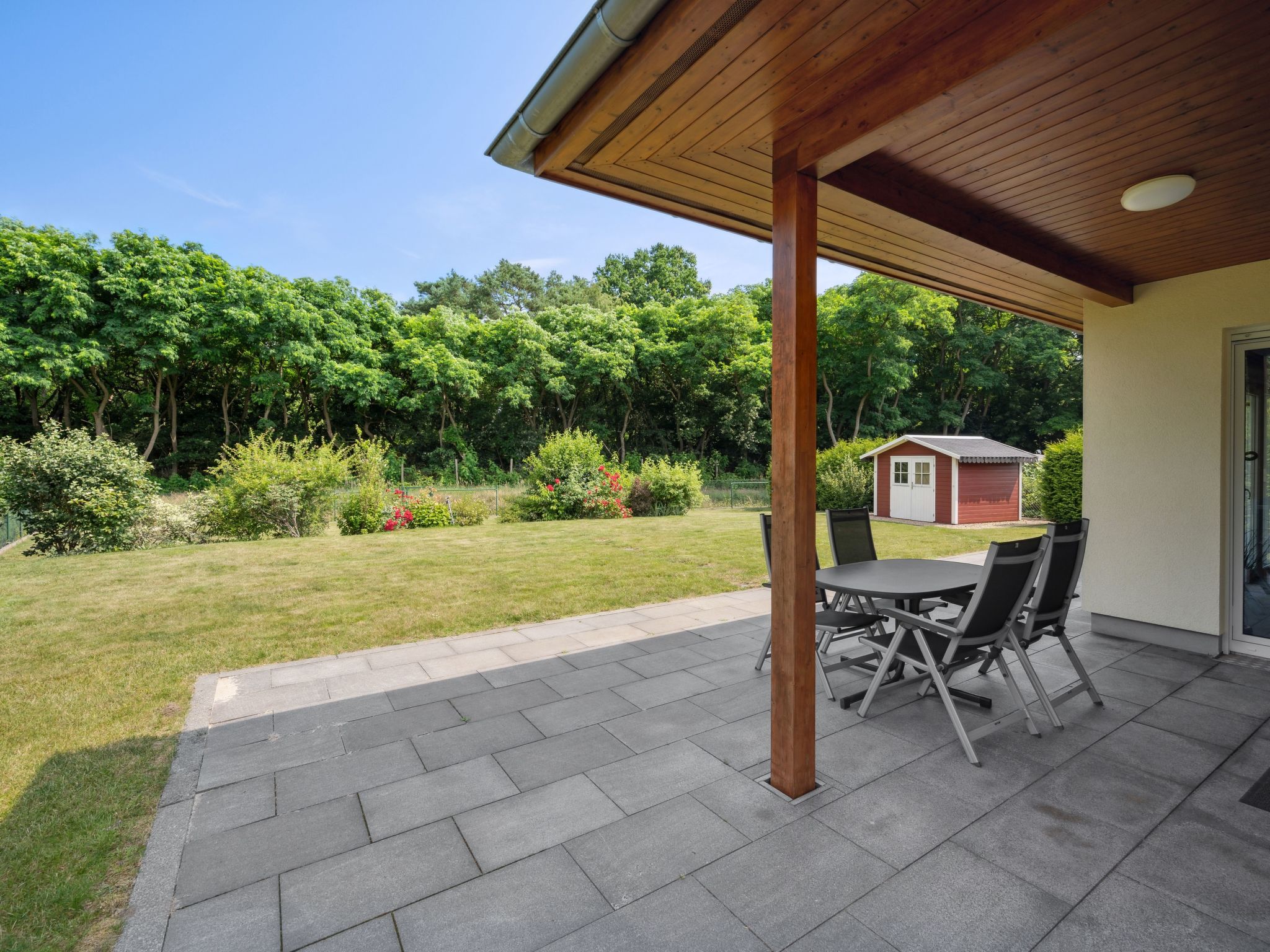 Vakantiehuis met omheinde tuin in Diensdorf-Radlow (Duitsland) 1 hond is welkom