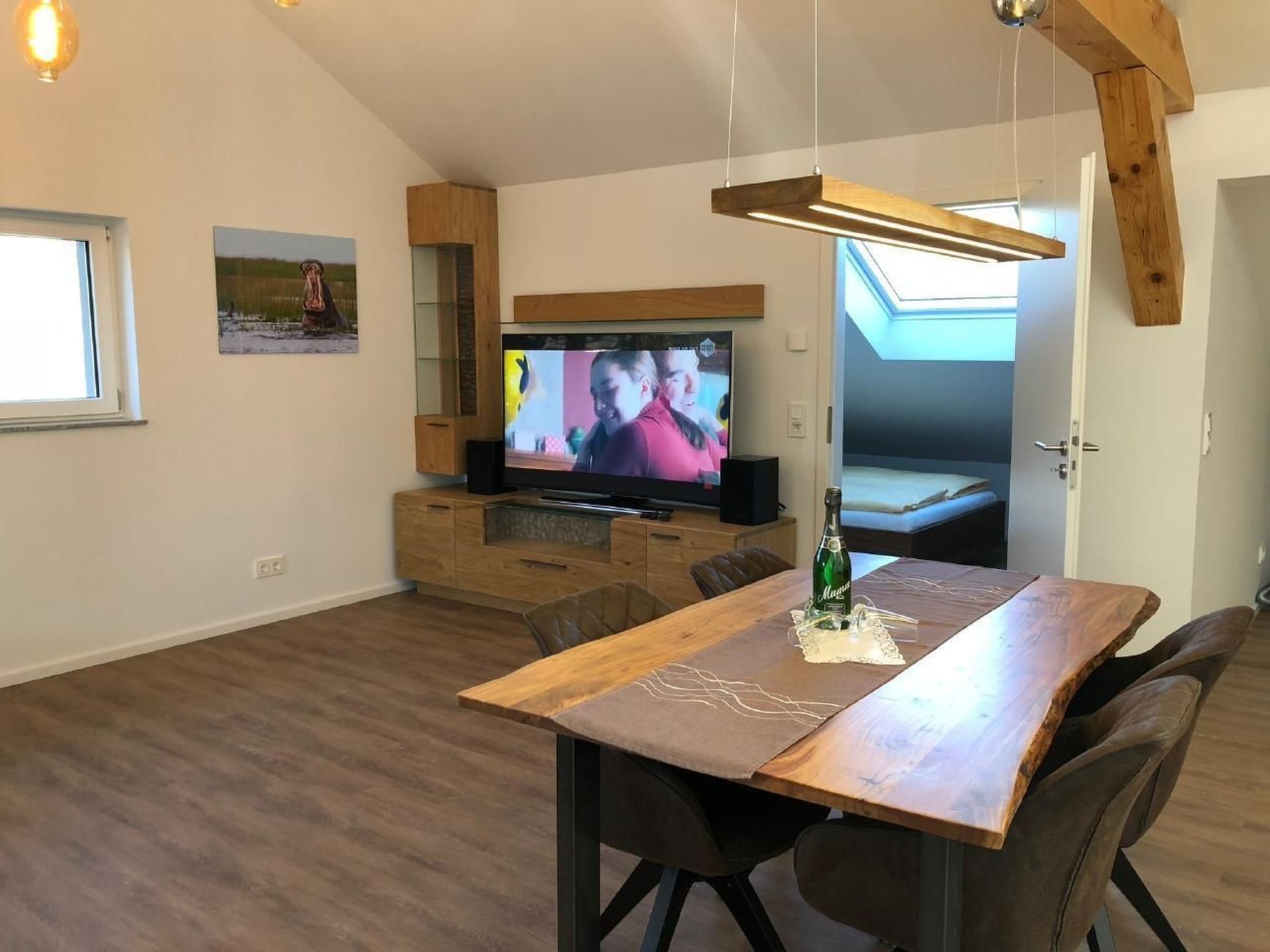 In Buchenberg mit Garten und Terrasse-Drinnen