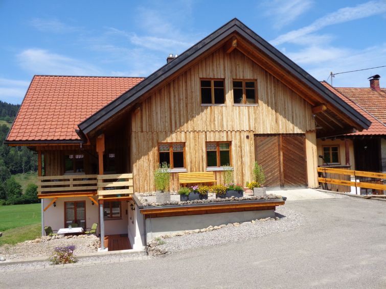 2-persoons appartement in Oberstaufen aan de bosrand