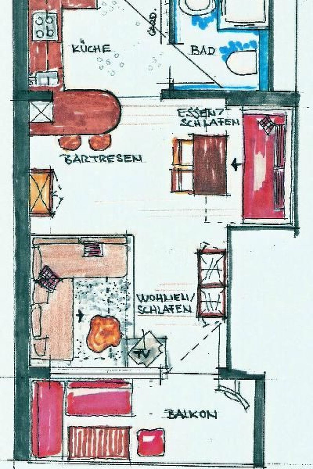 Falkenhorst Wh 19-Drinnen
