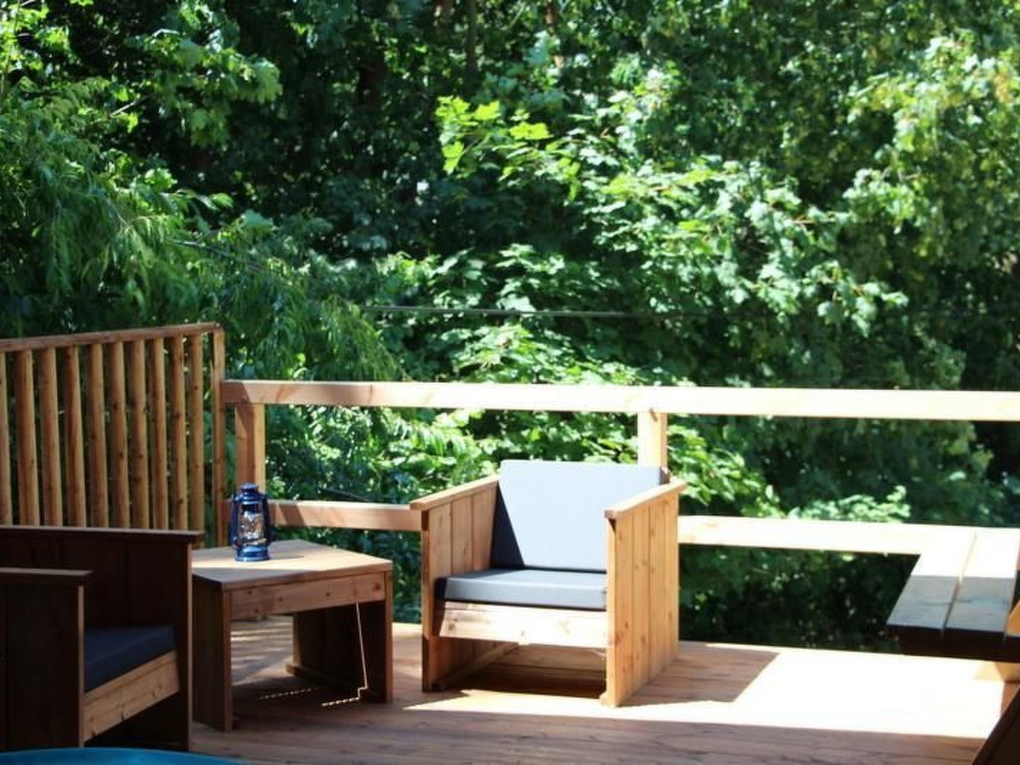 Safarizelt in Hohenlychen mit Garten und Grill-Dedans