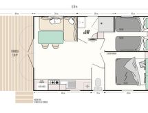 Modern bungalow in Lychen aan het meer met loggia en BBQ - thumbnail 4