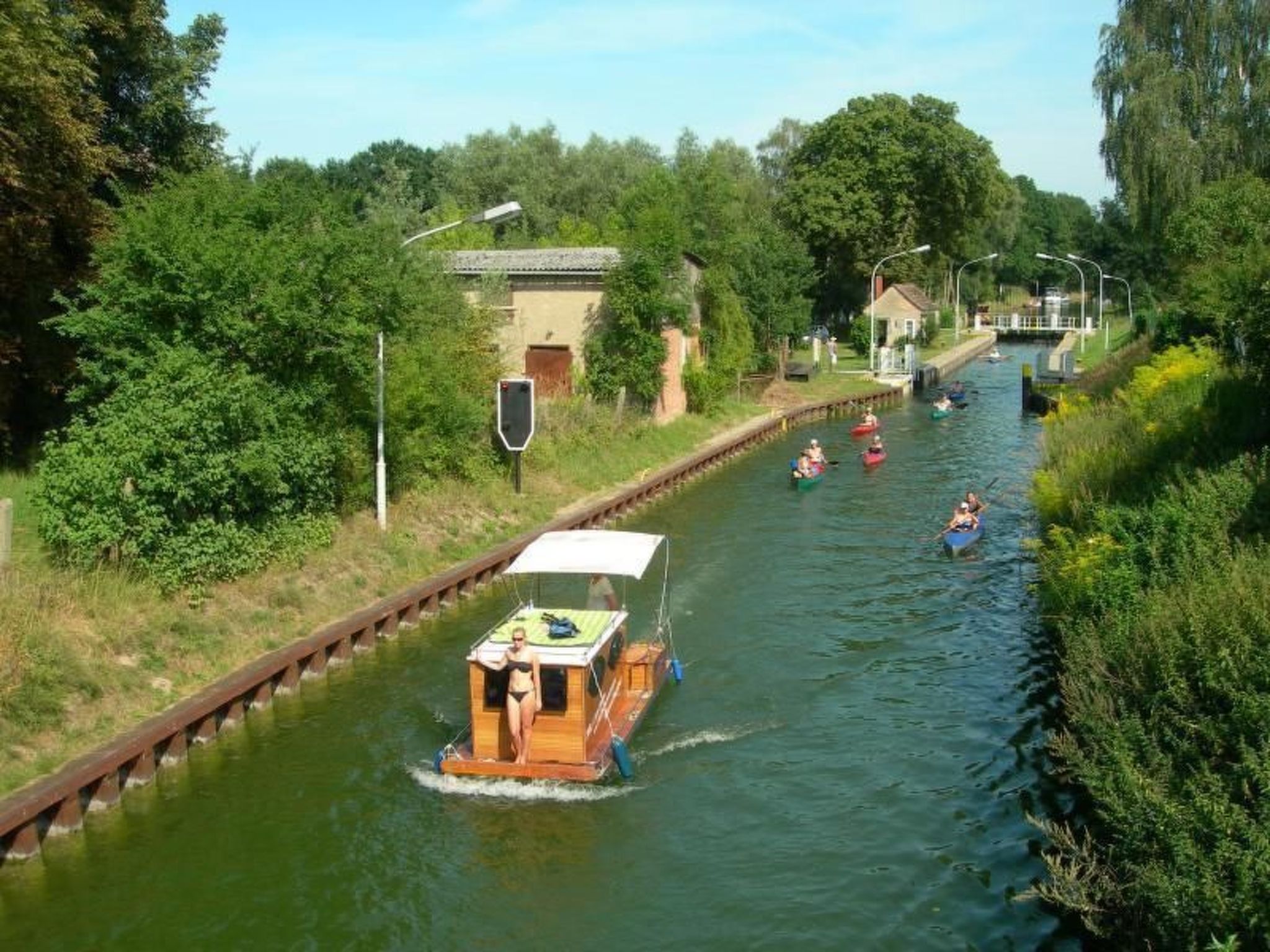 Wasserschleuse in Wesenberg-Strasen-Drinnen