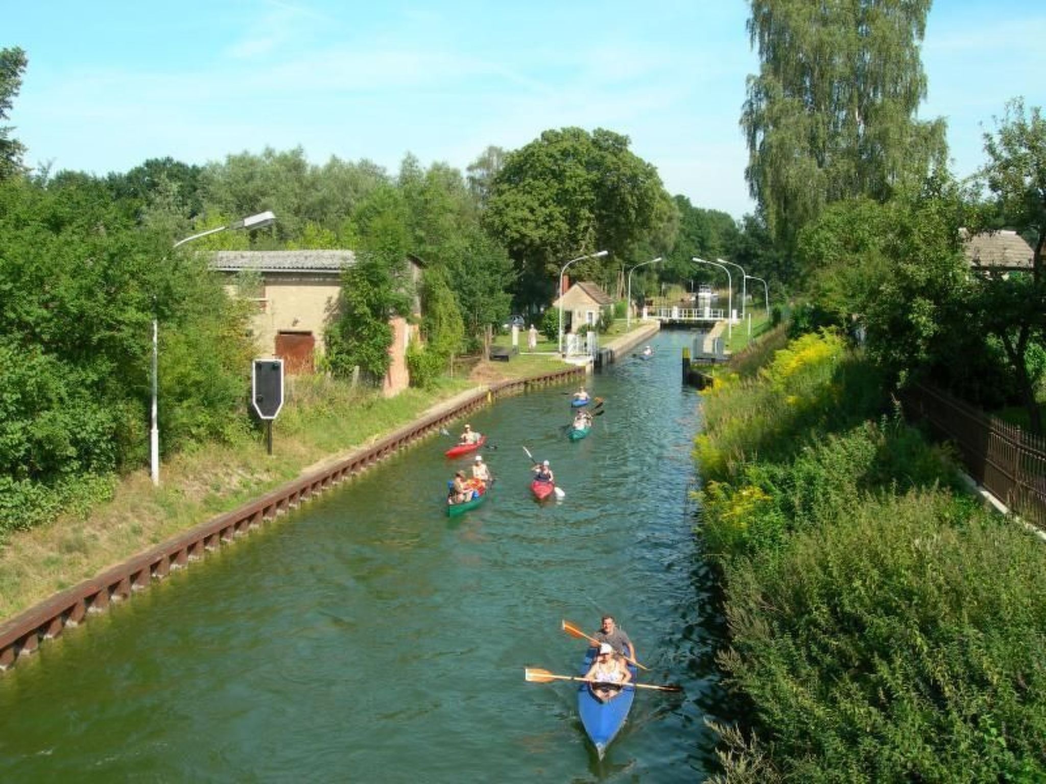 Wasserschleuse in Wesenberg-Strasen-Drinnen