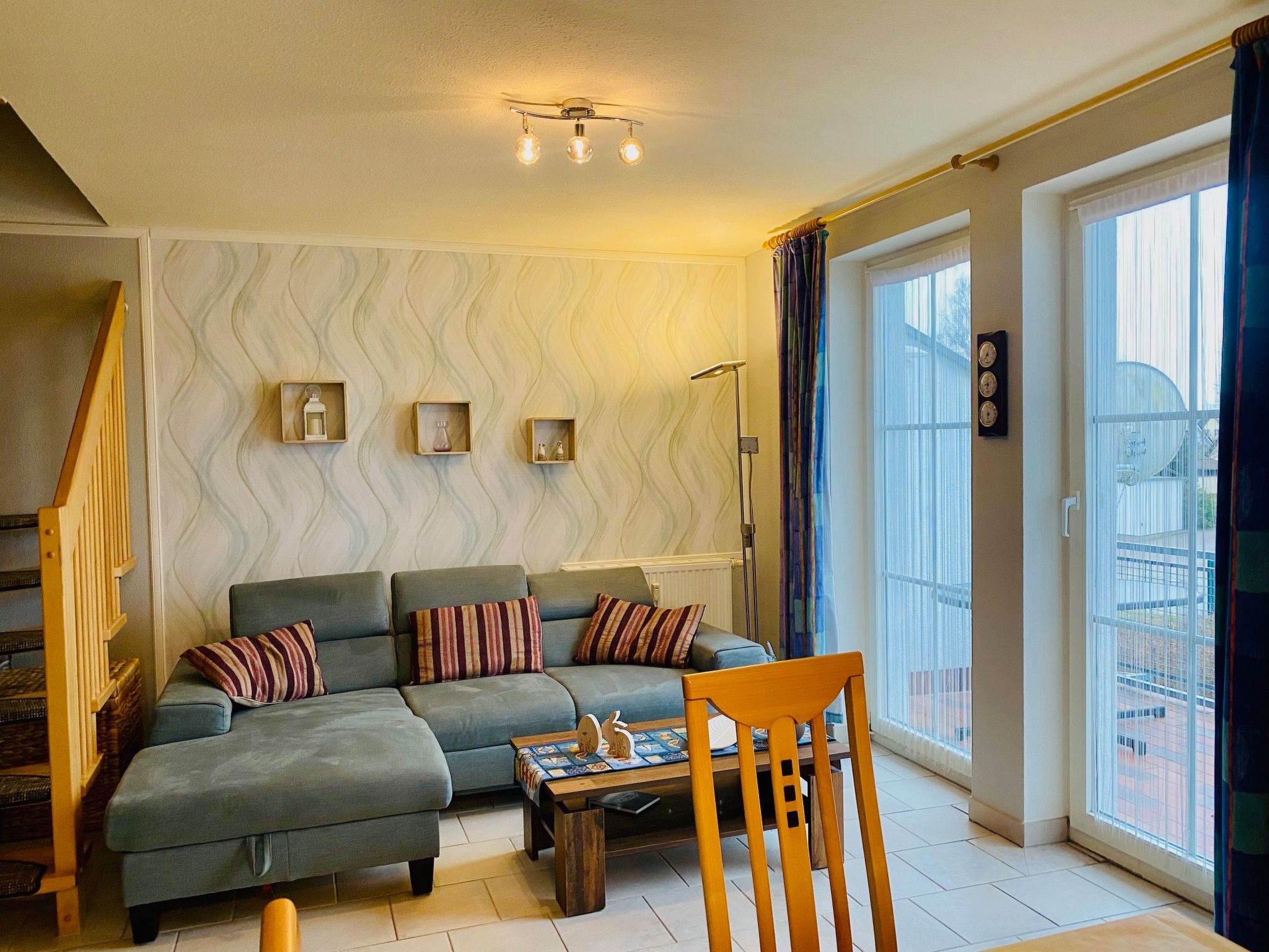 Moderne Wohnung in Karlshagen mit Grill und Garten-Dedans