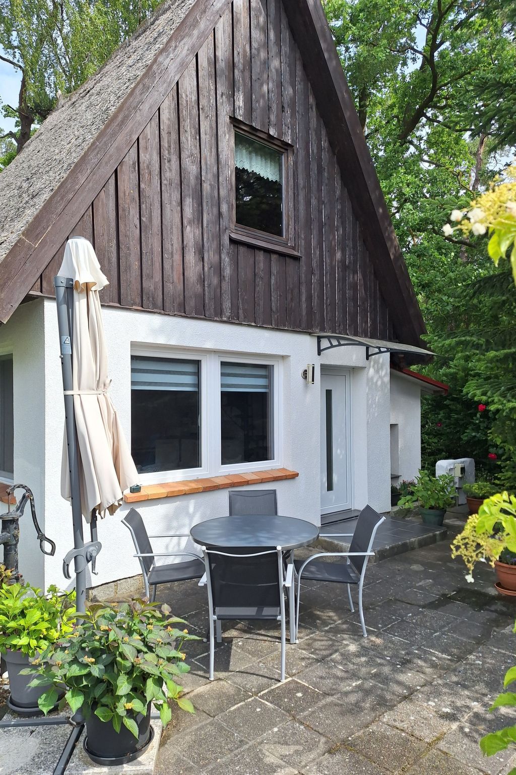 Reetgedecktes Haus-Dedans