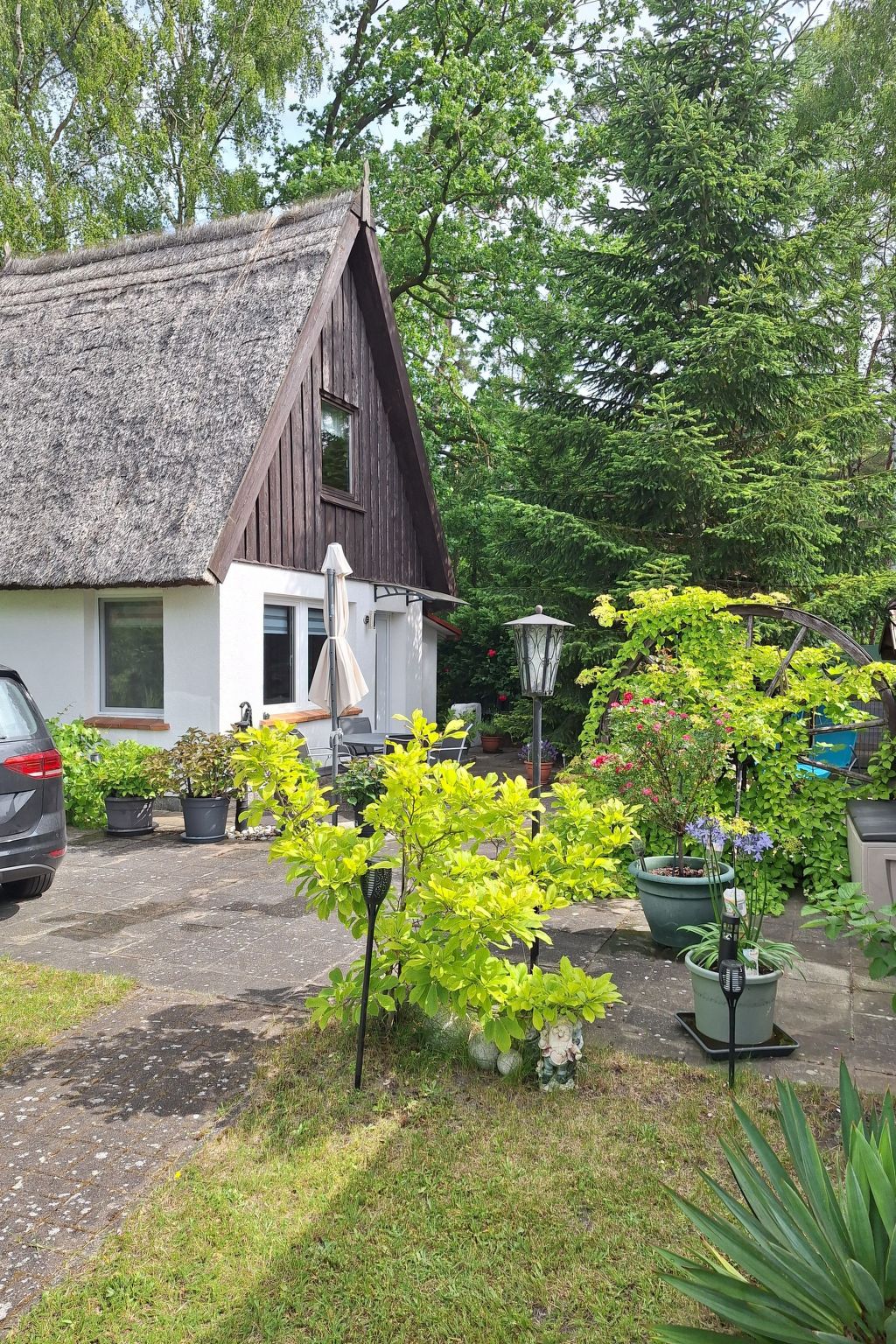 Reetgedecktes Haus-Dedans