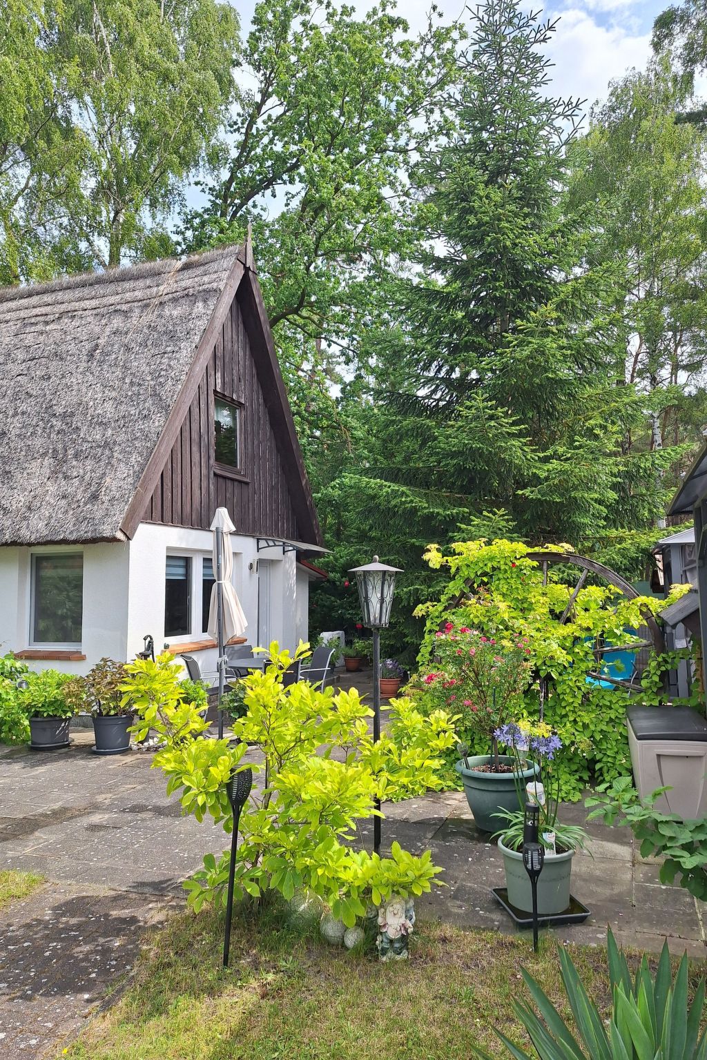 Reetgedecktes Haus-Dedans