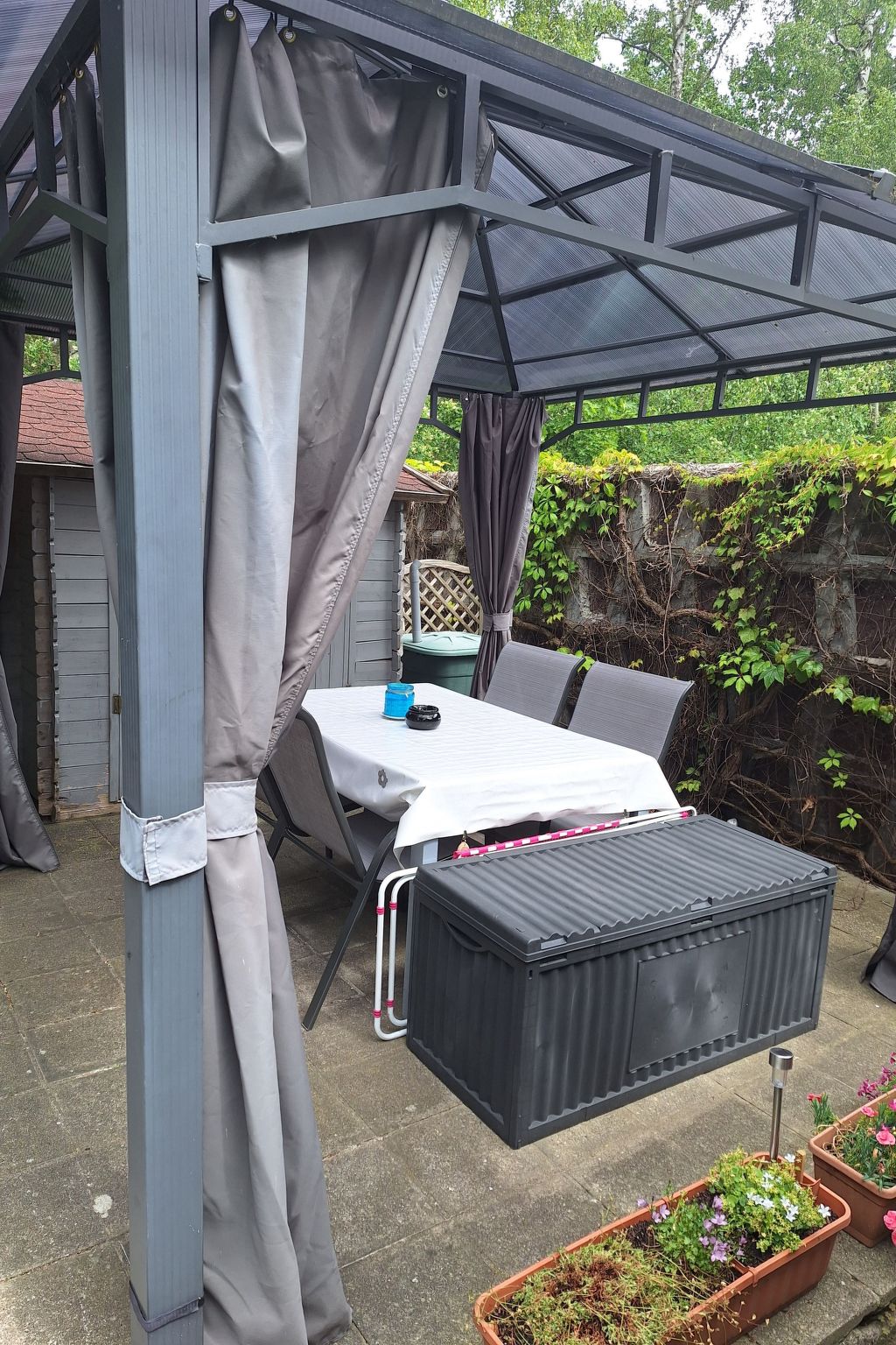 Reetgedecktes Haus-Dedans