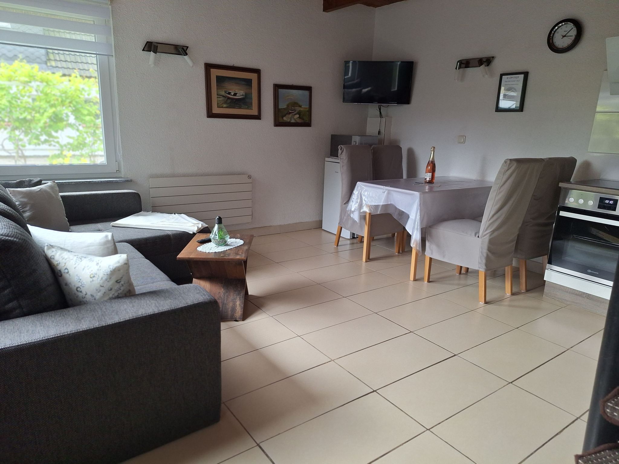 Reetgedecktes Haus-Dedans