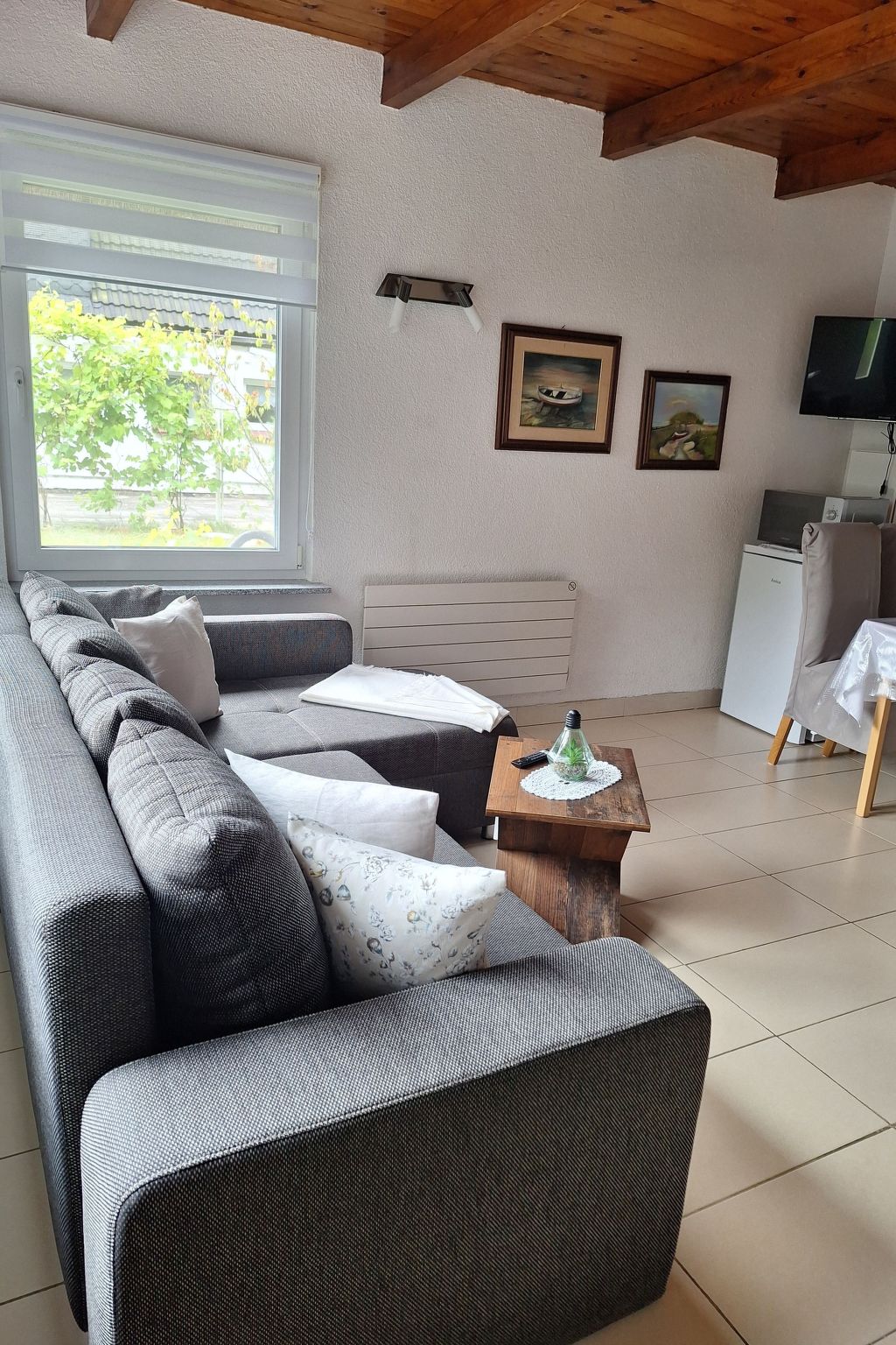 Reetgedecktes Haus-Dedans