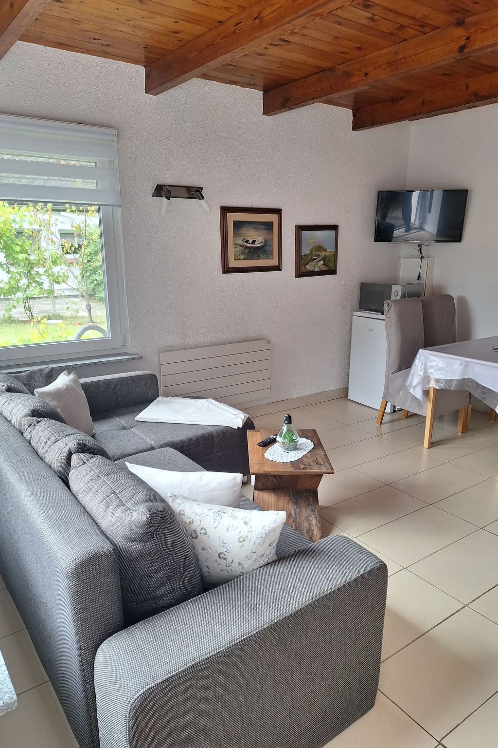 Reetgedecktes Haus-Dedans