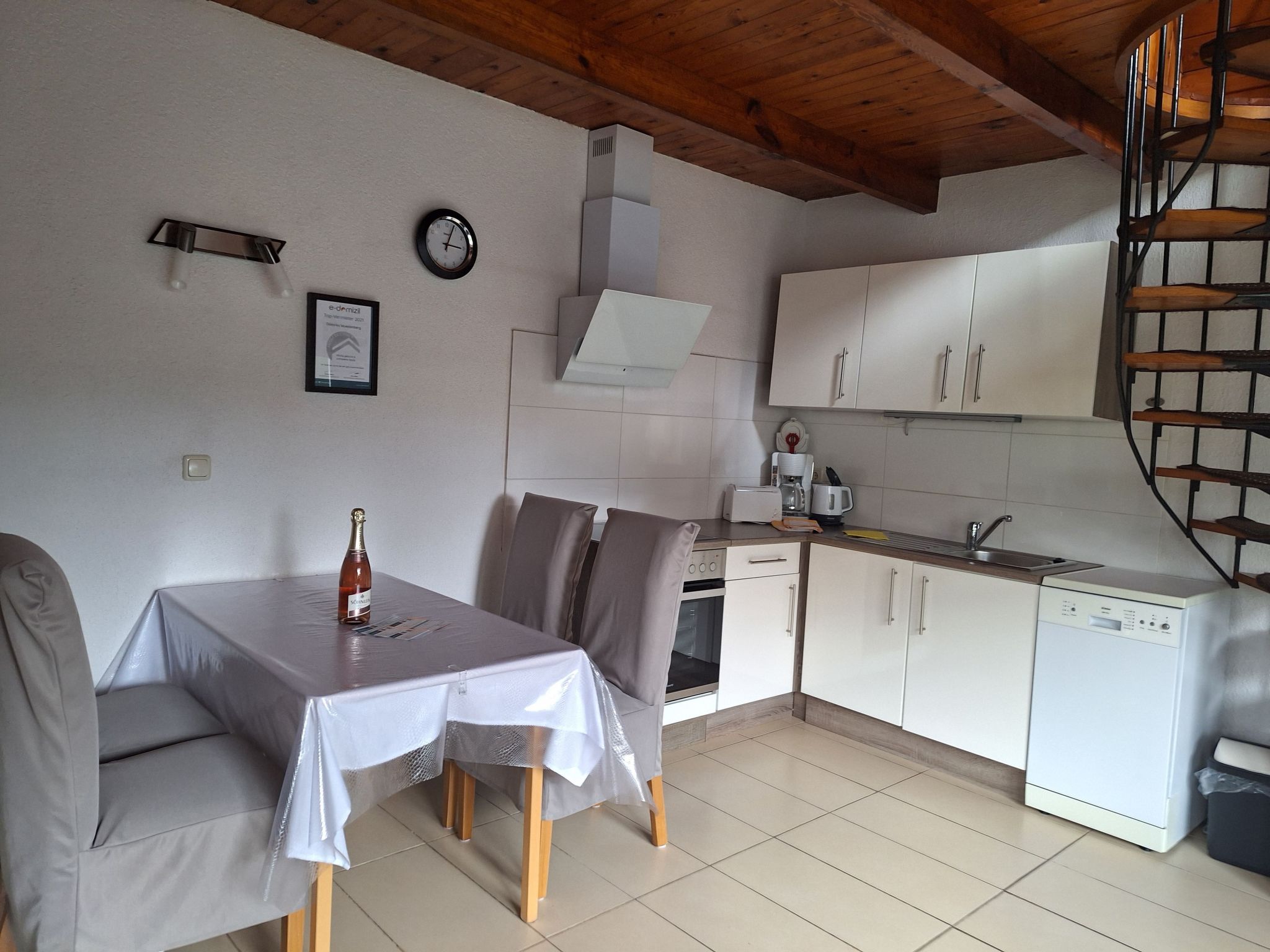 Reetgedecktes Haus-Dedans