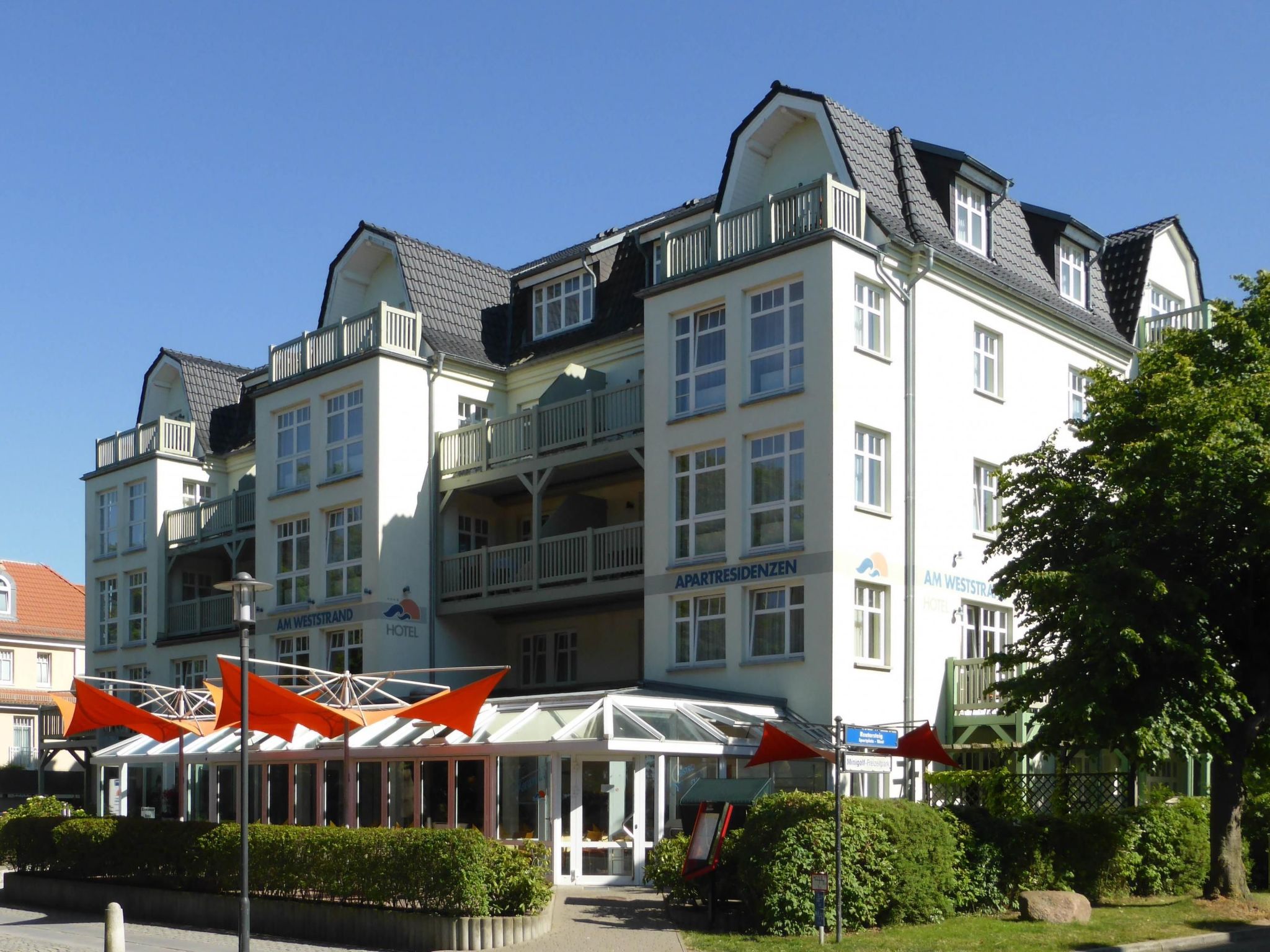 Apartment am Strand-Binnen