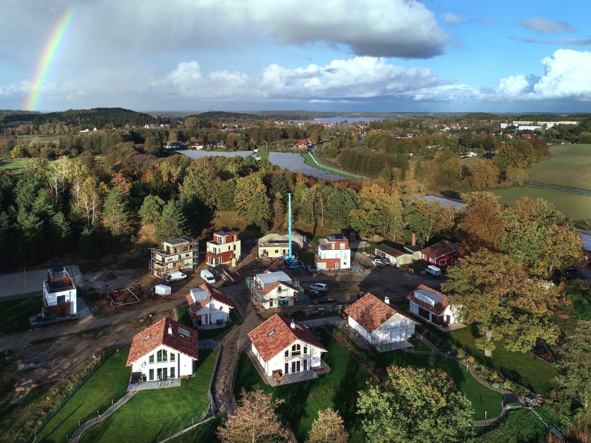 Modernes Ferienhaus mit Sauna, Seeblick, Dachterrasse und Garten-Image-tags.info