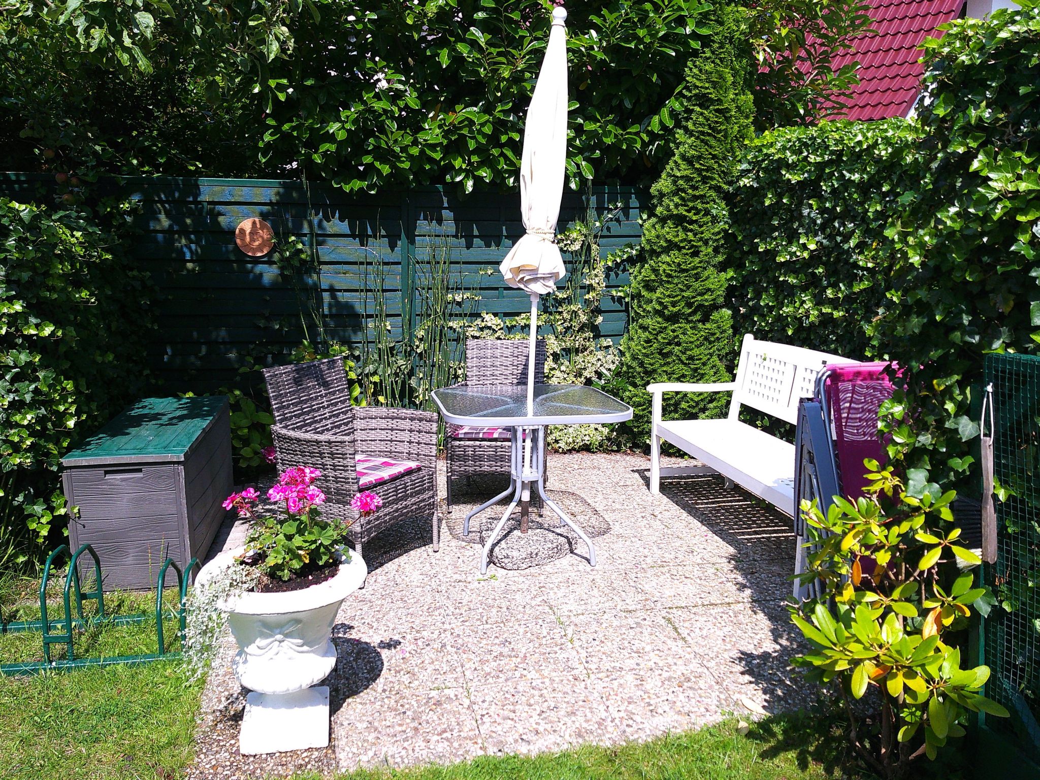 Kleine Ferienwohnung mit Garten und Terrasse-Binnen