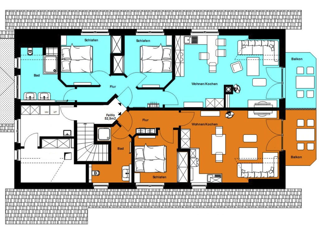 Lejlighed Wohnung mit Balkon in Sellin Sellin (4)