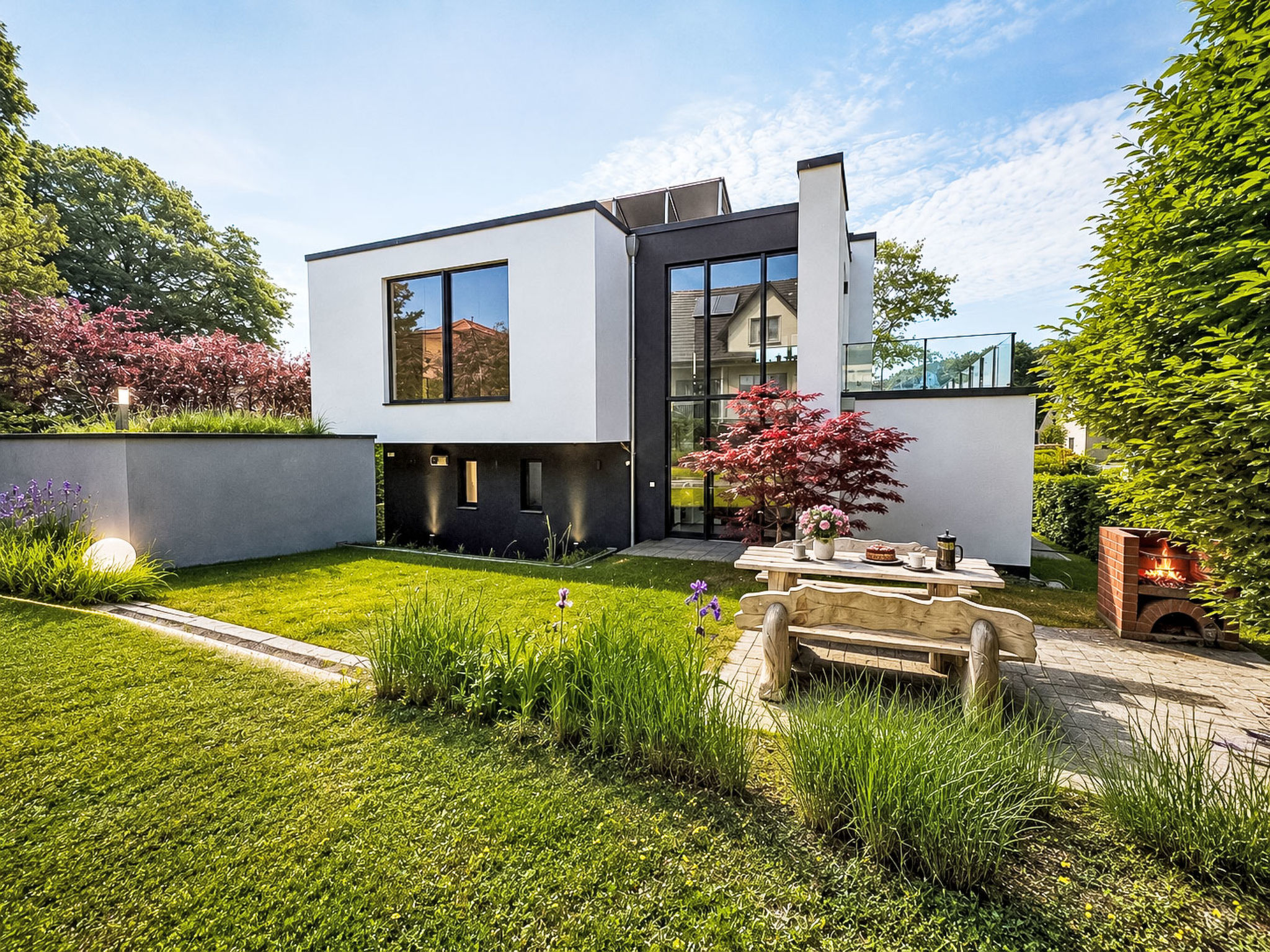 In Sellin mit Terrasse, Grill und Garten