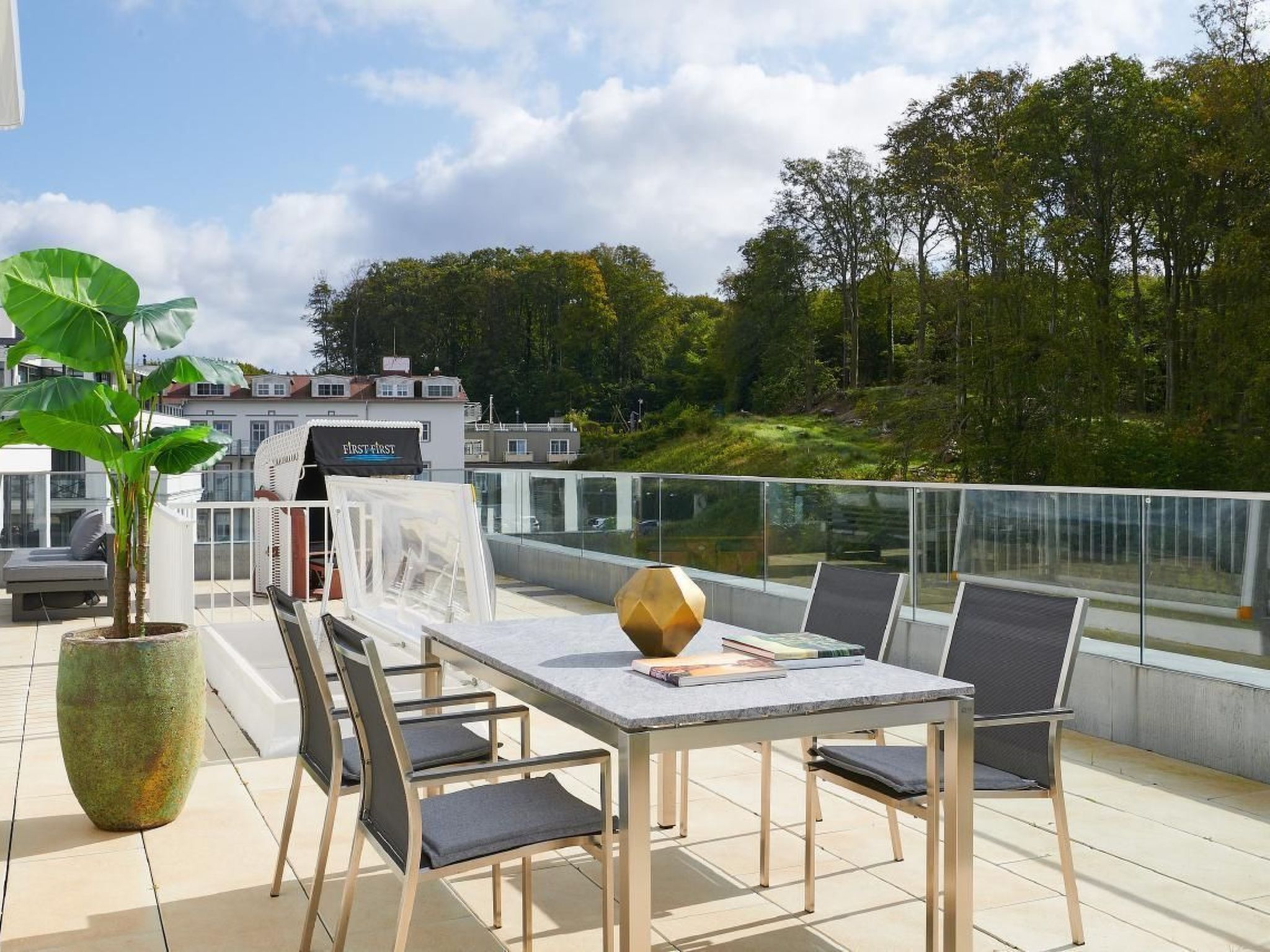 Strandnahe Ferienwohnung Meerselig mit Balkon-Image-tags.info