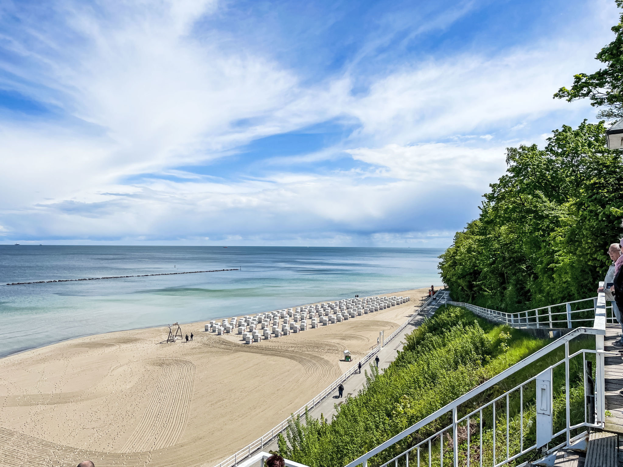Strandnahe Ferienwohnung Meerselig mit Balkon-Omgeving