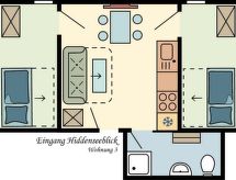 Sfeervol dakterras-appartement voor 6 personen, 100m van zee in Gingst - thumbnail 2