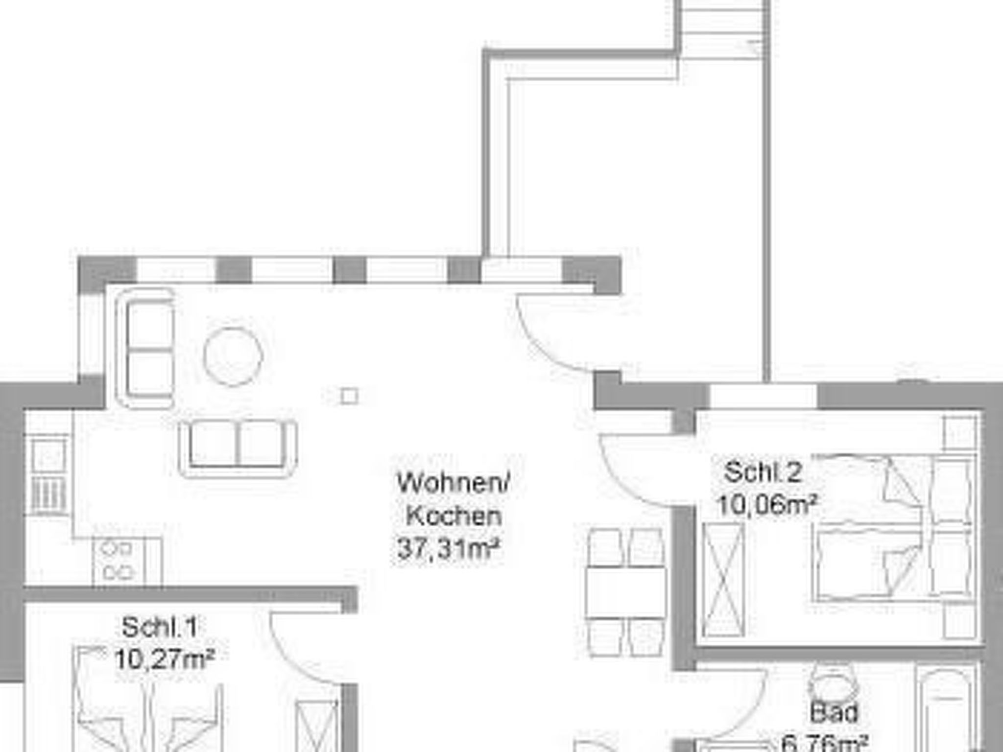 Wohnung im ersten Obergeschoss des Gutshauses-Inside