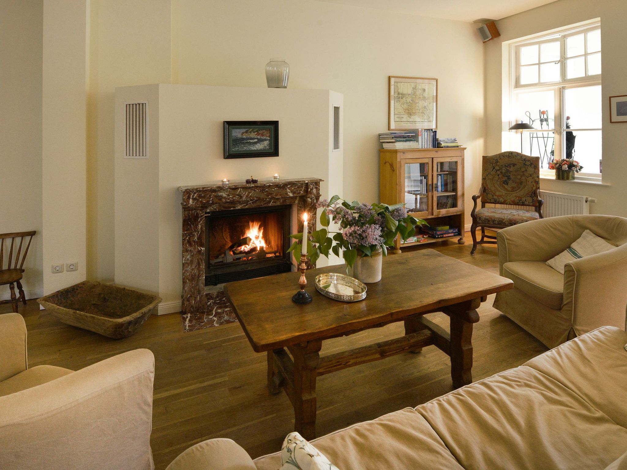 Wohnung im Erdgeschoss des Gutshauses-Dedans