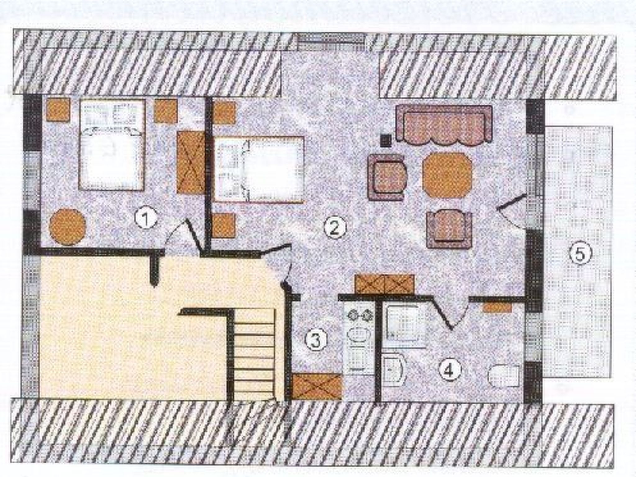 Strandnahe Ferienwohnung in ruhiger Lage-Binnen