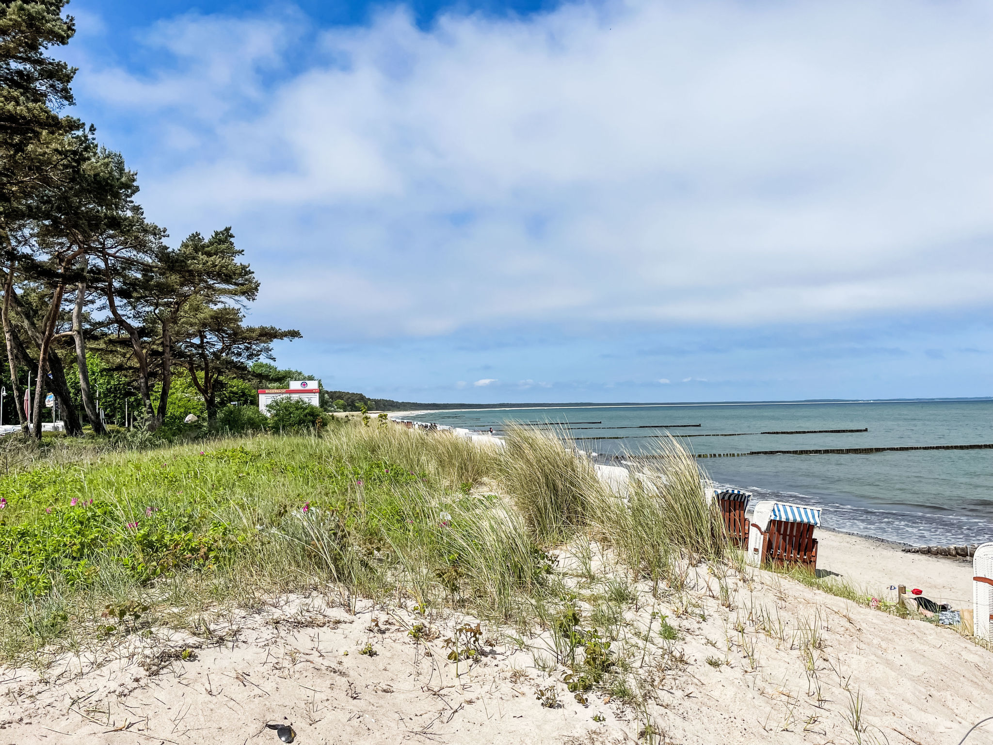 Strandappartement Glowe: 6 pers., 3 slaapkamers, terras op de begane grond - foto 39