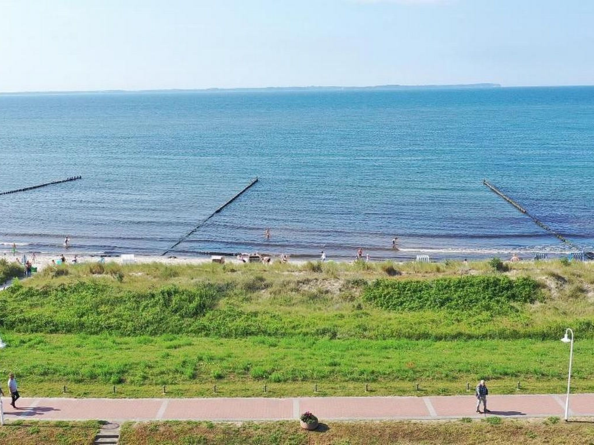Strandappartement Glowe: 6 pers., 3 slaapkamers, terras op de begane grond - foto 35