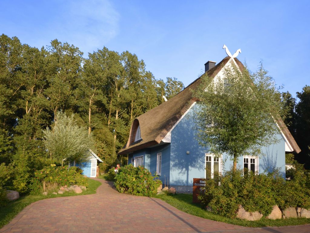 Feriehus Komfort Ferienhaus mit Sauna und Kamin, auf großem Waldgrundstück, in absoluter Glowe (2)