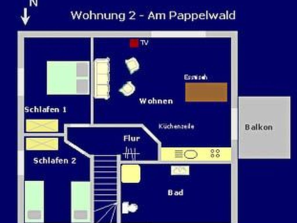 Lejlighed Fishbone Obergeschoss in Glowe Glowe (3)