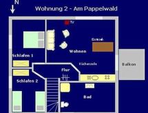 Fishbone Obergeschoss in Glowe