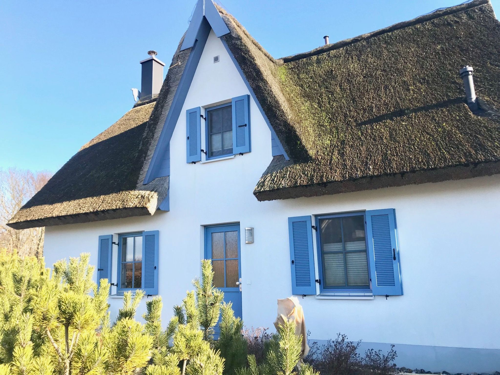 Vakantiehuis met omheinde tuin in Glowe (Duitsland) 1 hond is welkom