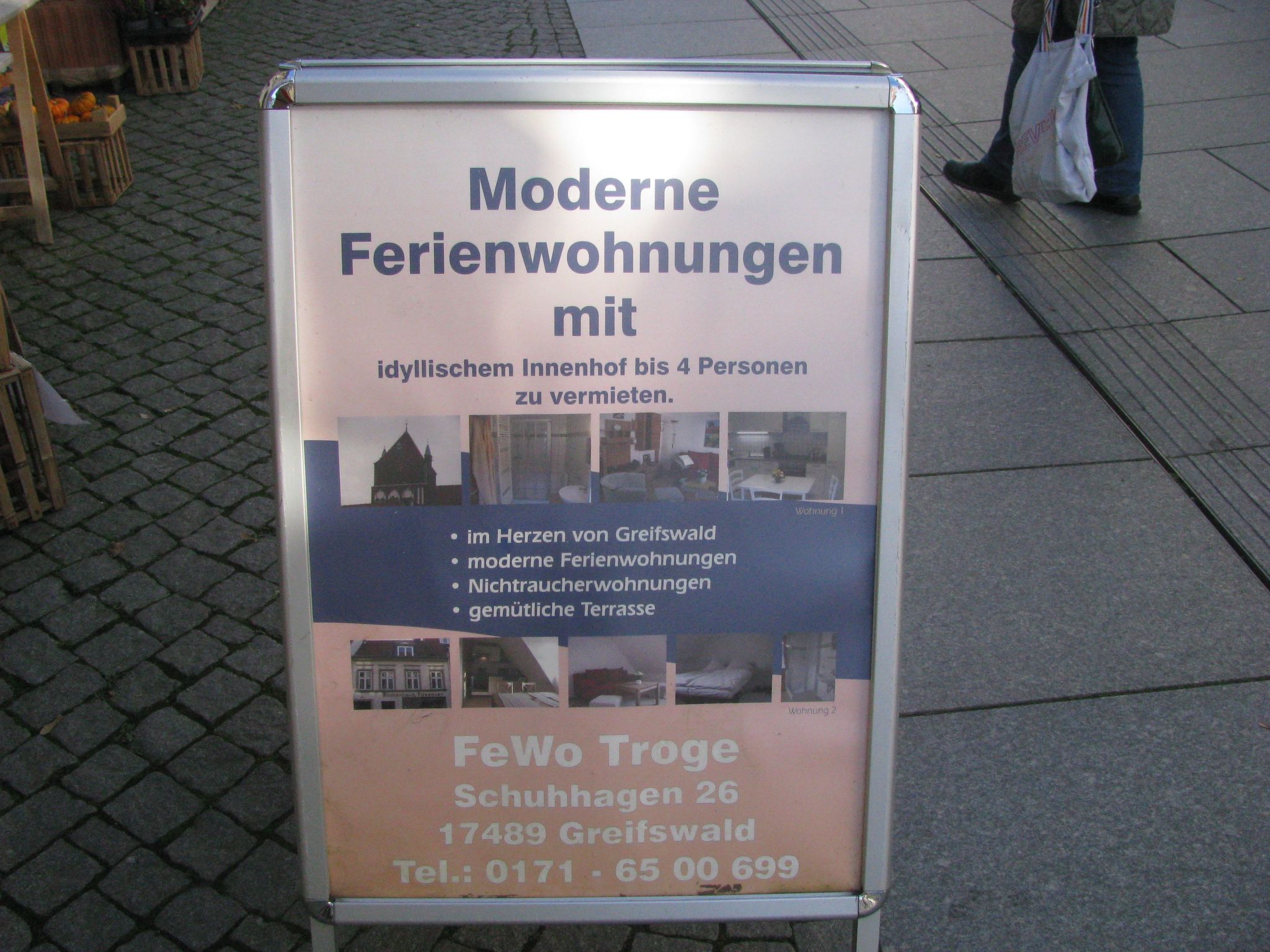 Moderne Ferienwohnung mitten in Greifswald-Binnen
