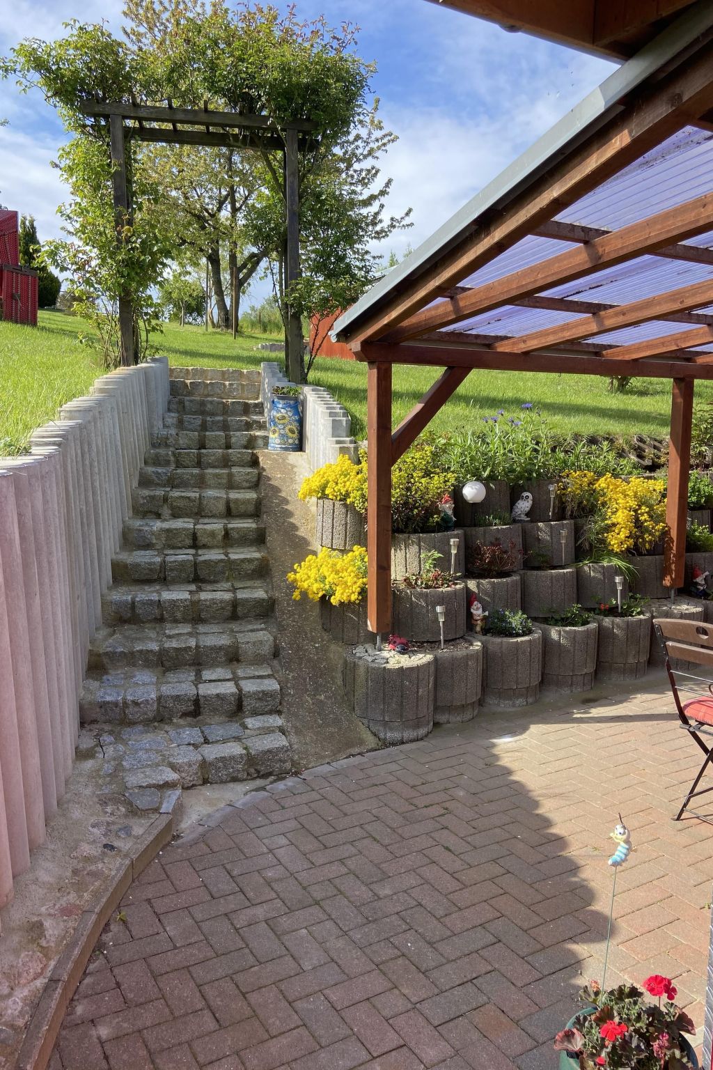 Überdachte Terrasse-Binnen