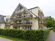 Appartement aan zee in Ostseebad Baabe met garage en lift, 50m van strand - thumbnail 1