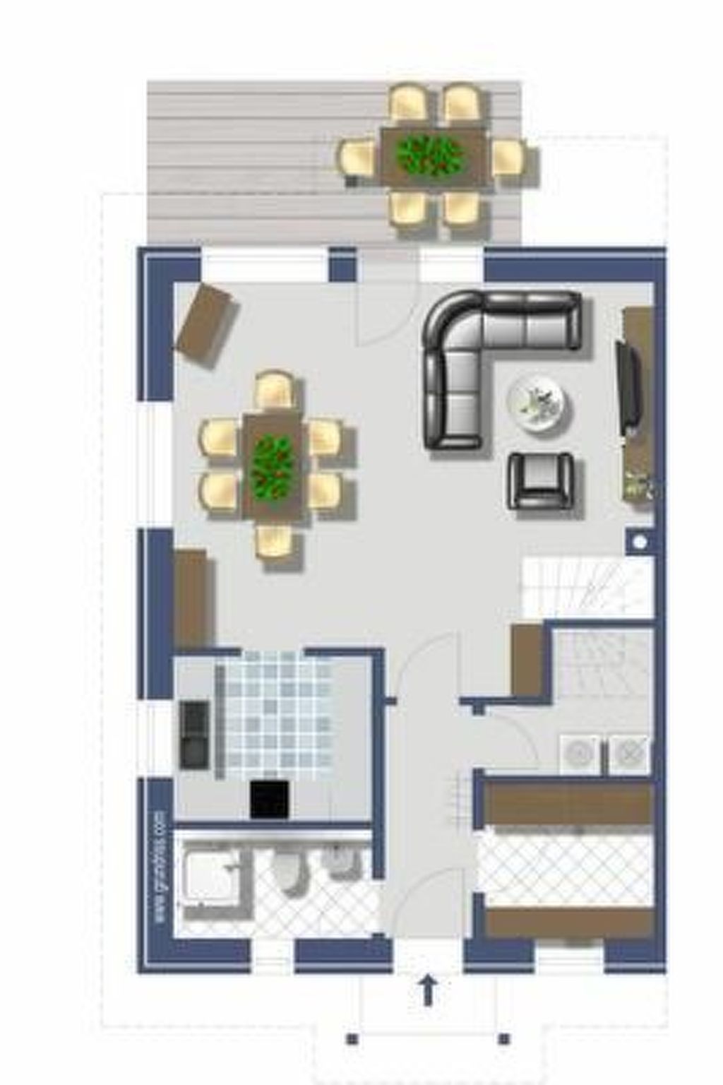 Bel Air in Gager mit Grill und Sauna-Binnen