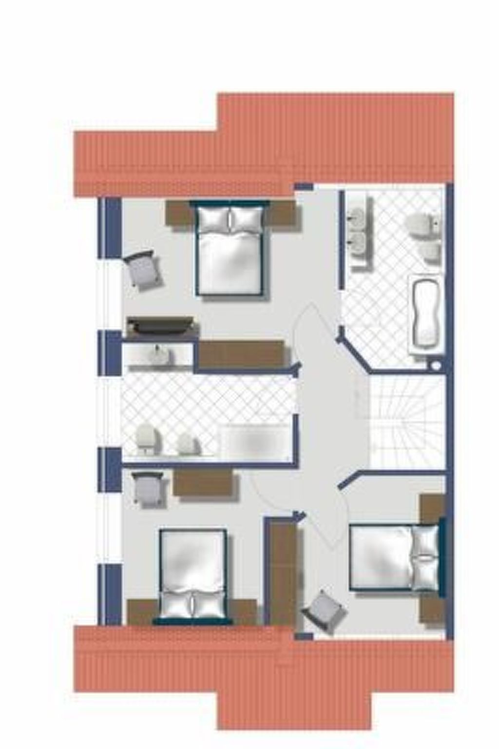 Bel Air in Gager mit Grill und Sauna-Binnen