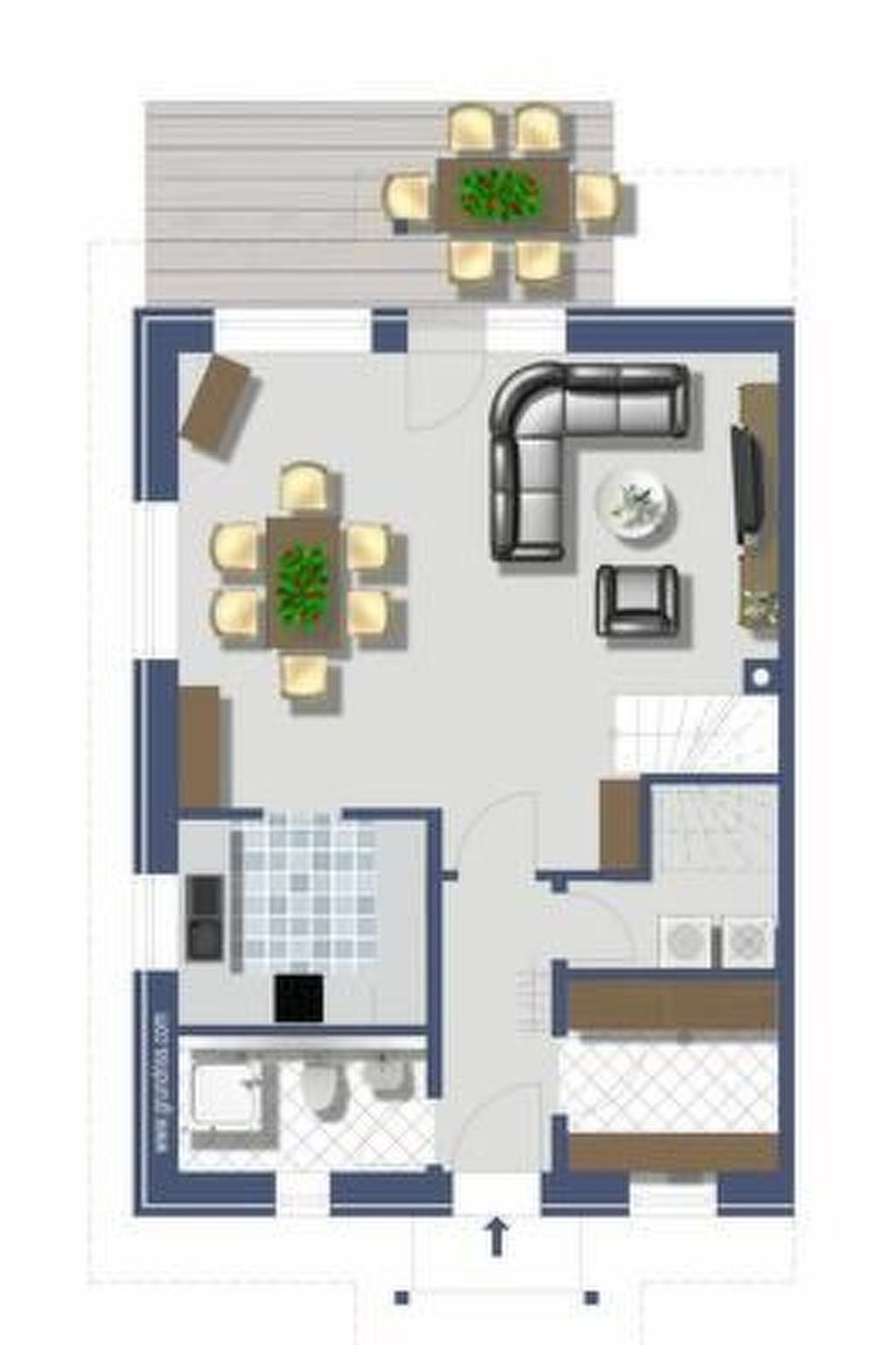 Bel Monte mit Garten und Terrasse-Binnen