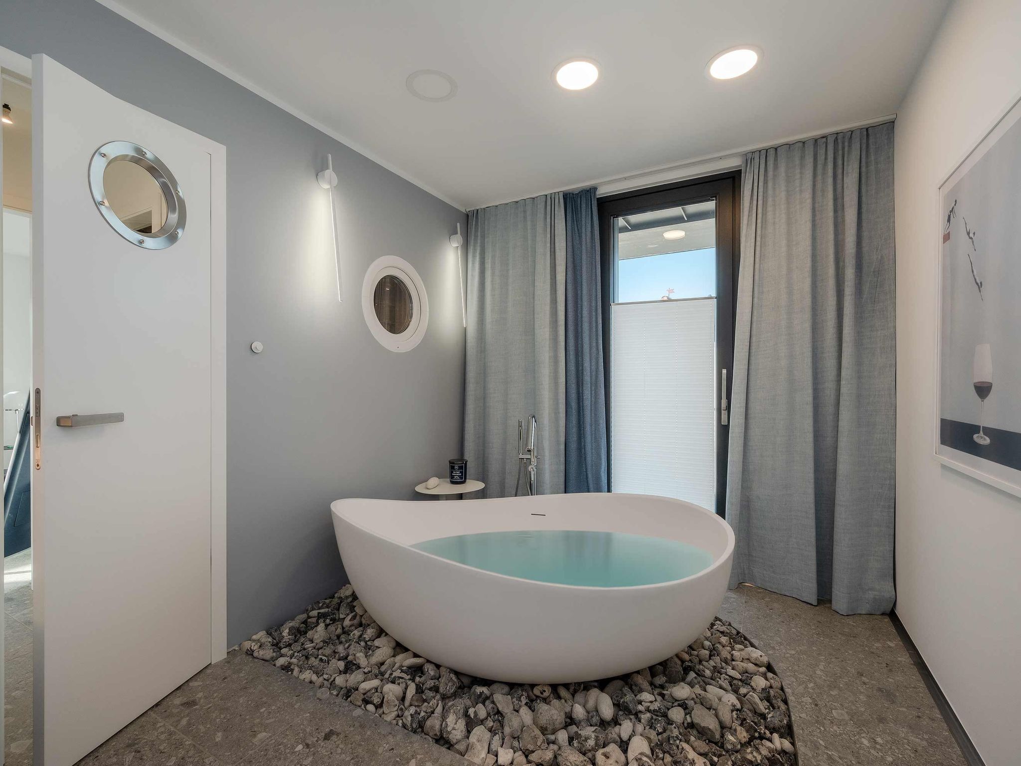 Stormy im Nauticum-Binnen