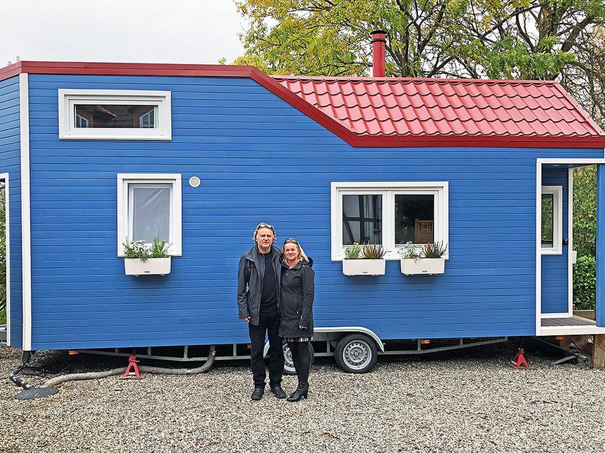Ein echtes Minihaus auf Rädern - perfekt für Urlaub und Probewohnen