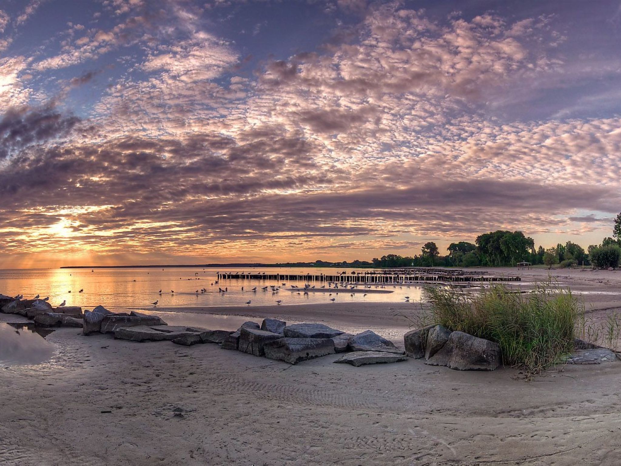 Wohnung an der Ostsee mit Blick auf den Yachthafen-Drinnen