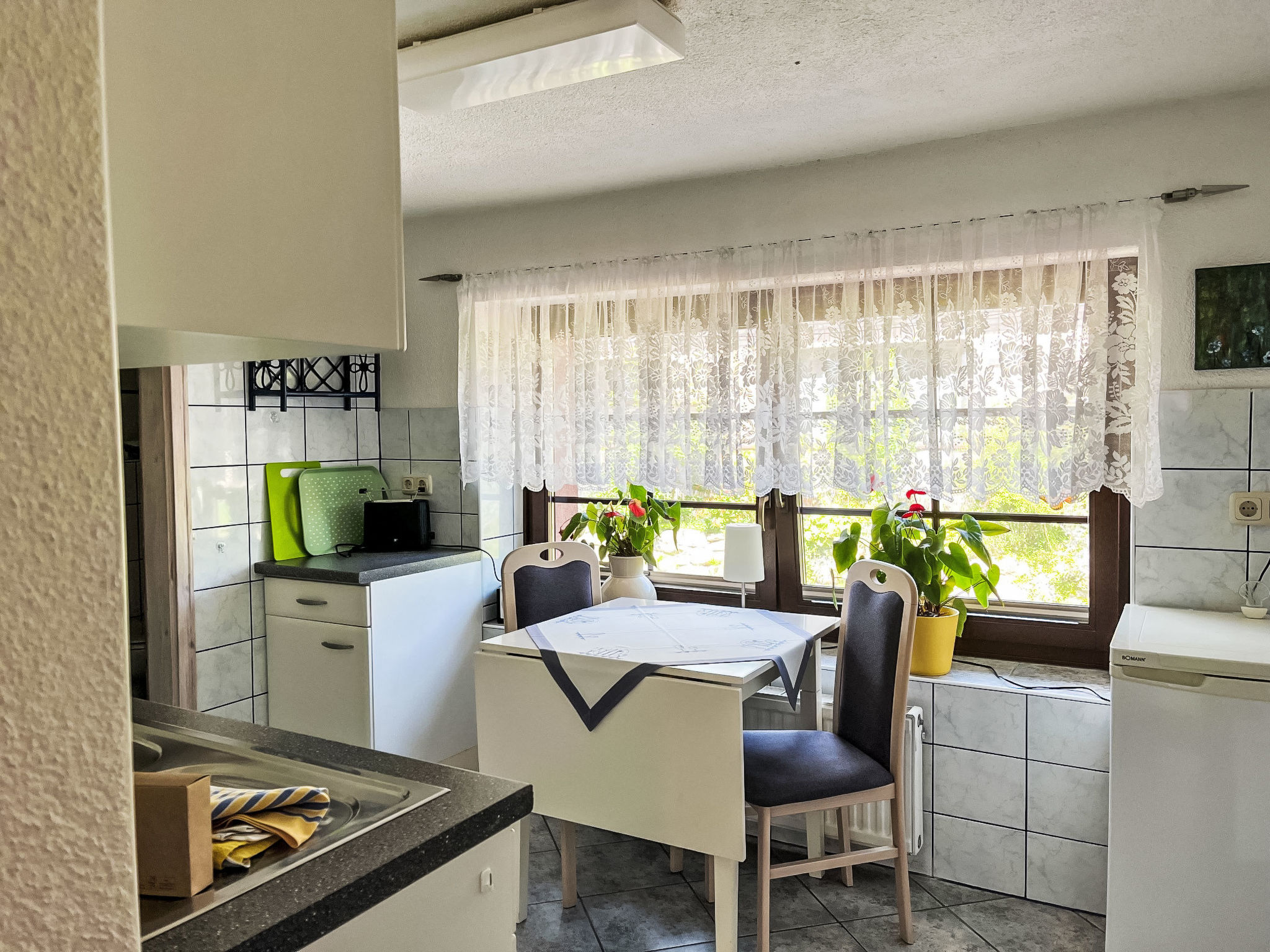Morgensünn- Nette Wohnung in Althagen mit Terras - Binnen