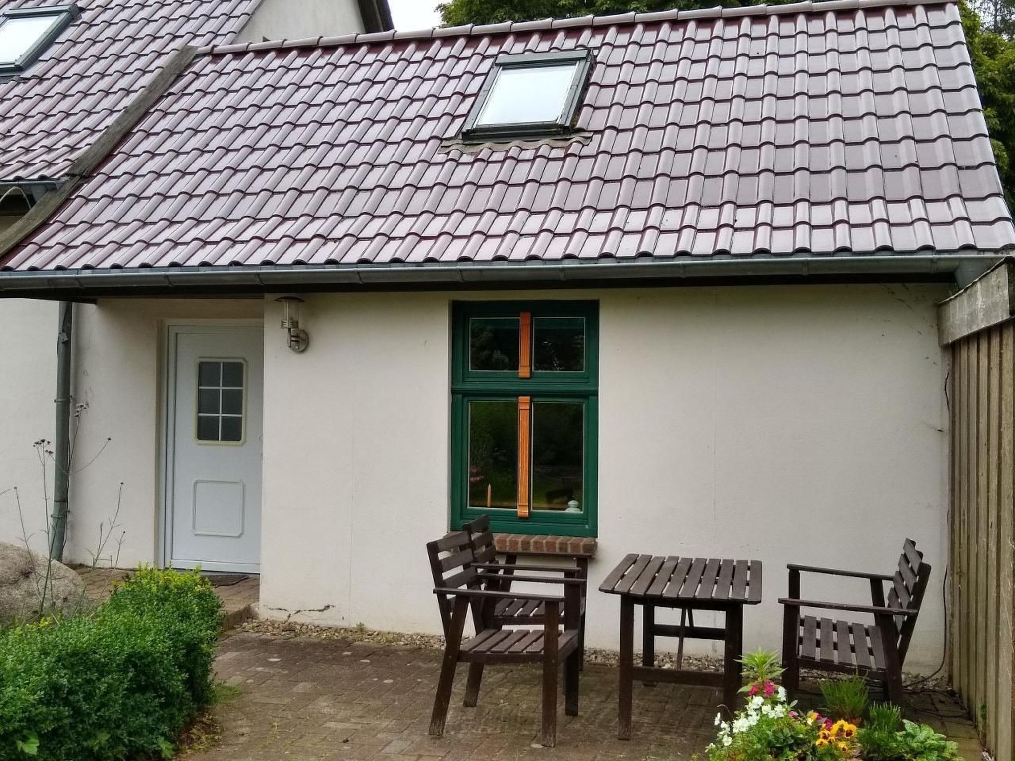 Kleine Ferienwohnung in Groß Mohrdorf mit Terras