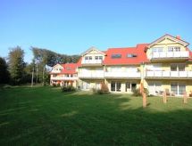 Licht appartement in Koserow met tuin, BBQ en open haard, vlakbij zee - thumbnail 5