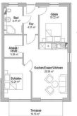 Licht appartement in Koserow met tuin, BBQ en open haard, vlakbij zee - thumbnail 6