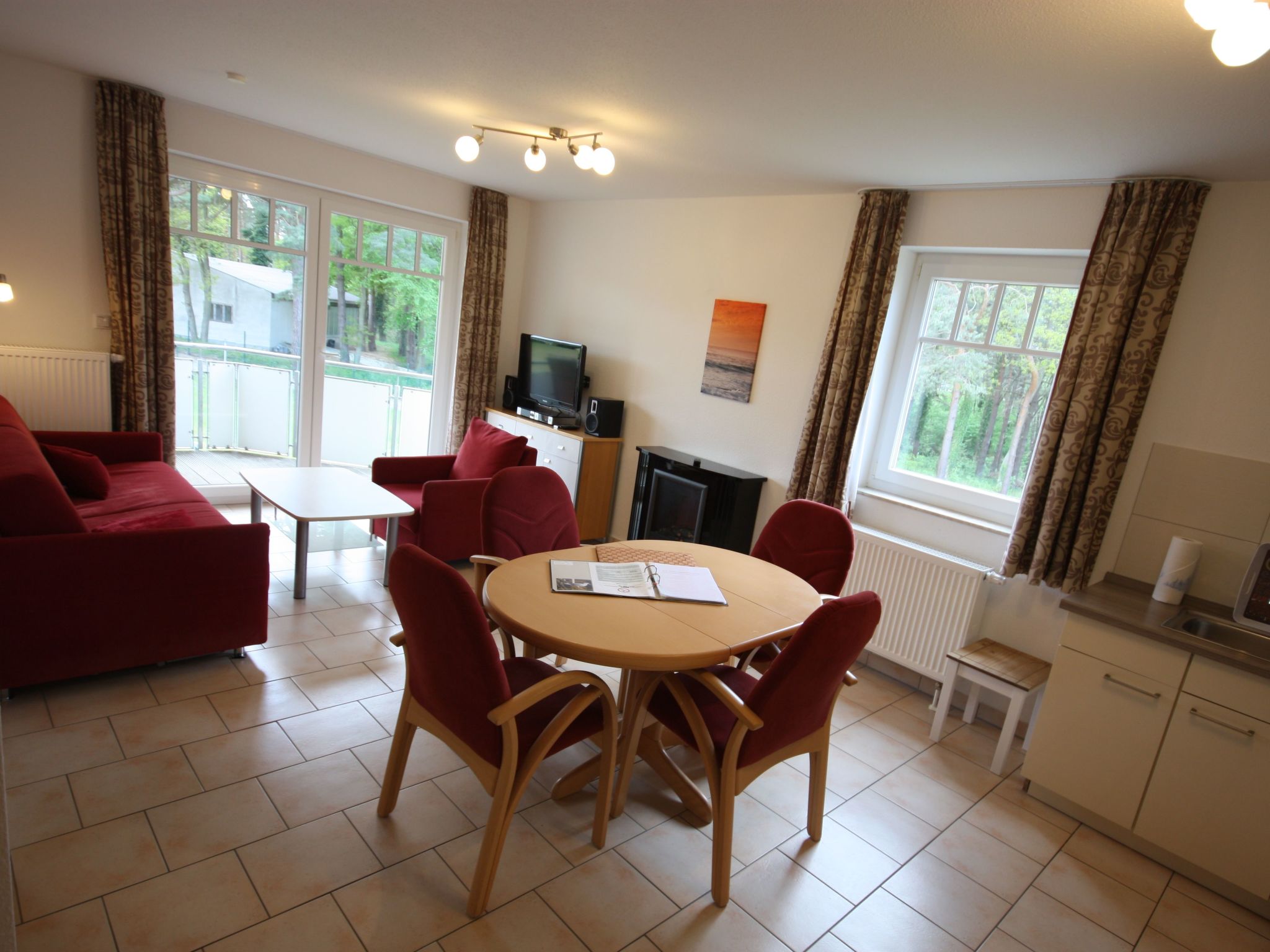 Appartement in Koserow mit Grill und Garten